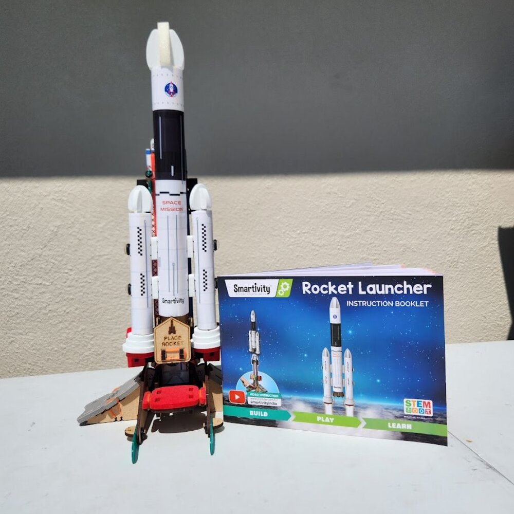 Rocket Launcher Toy Science Space Solar System STEM Toys Physics Engineering Sma